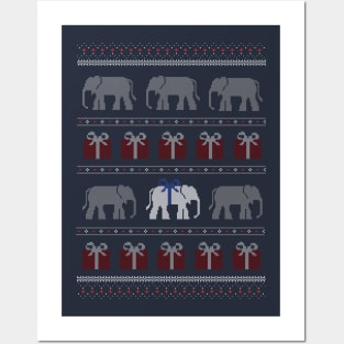 White Elephant Sweater Posters and Art